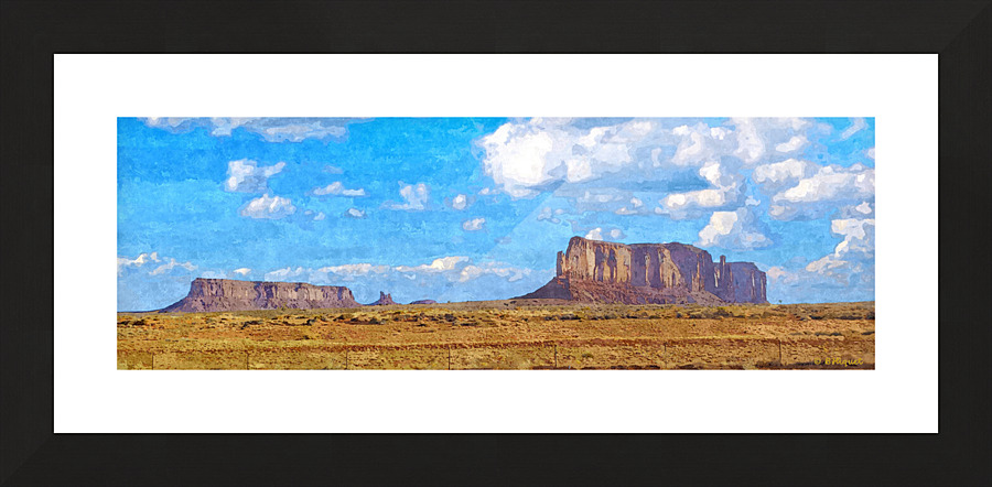 Monument Valley Daylight Picture Frame print