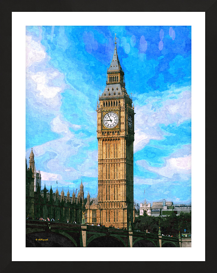Big Ben Picture Frame print