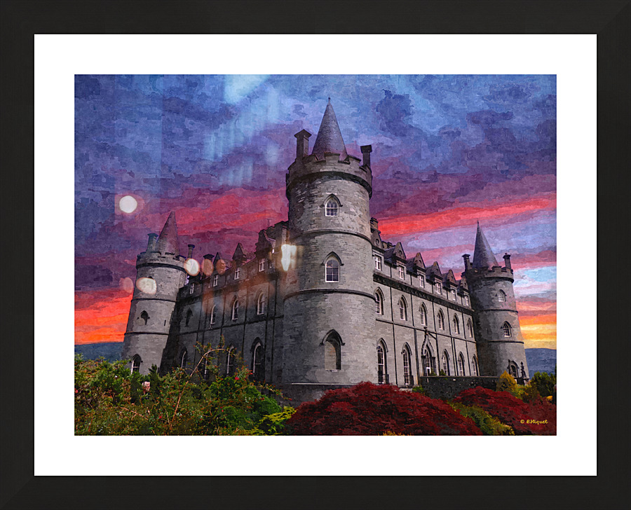 Glasglow Castle Picture Frame print