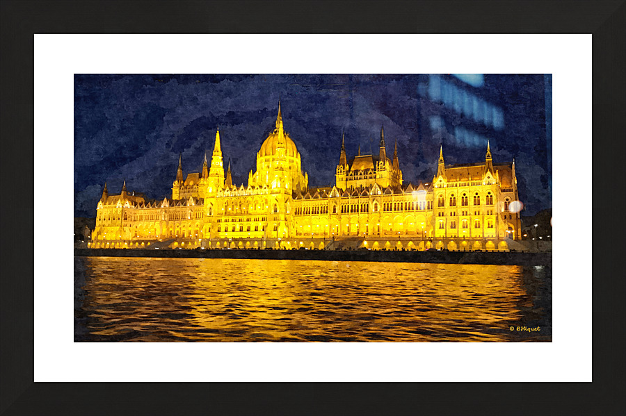 Budapest Parliment Picture Frame print