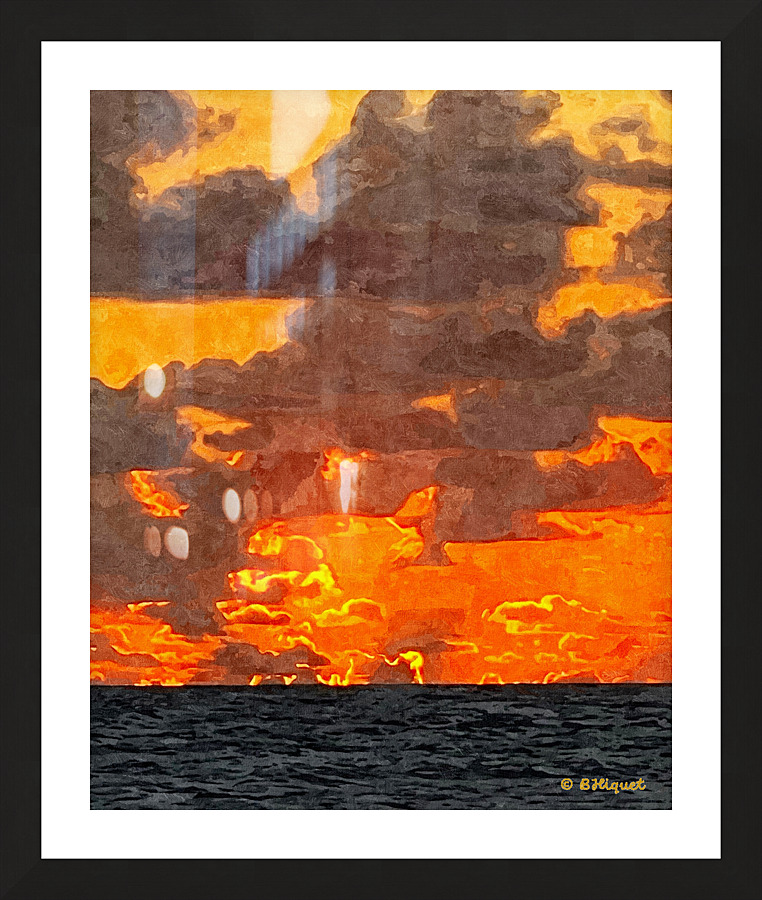 Ocean Sky 3 Picture Frame print
