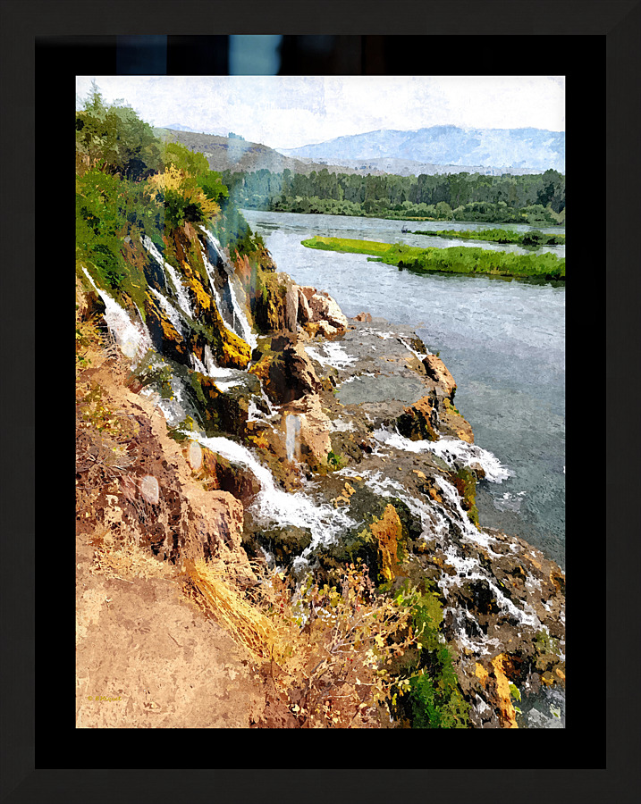 Fall Creek Falls Picture Frame print
