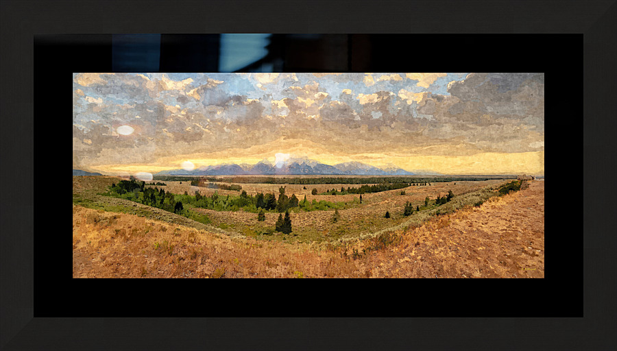 Grand Tetons Wideangle Picture Frame print