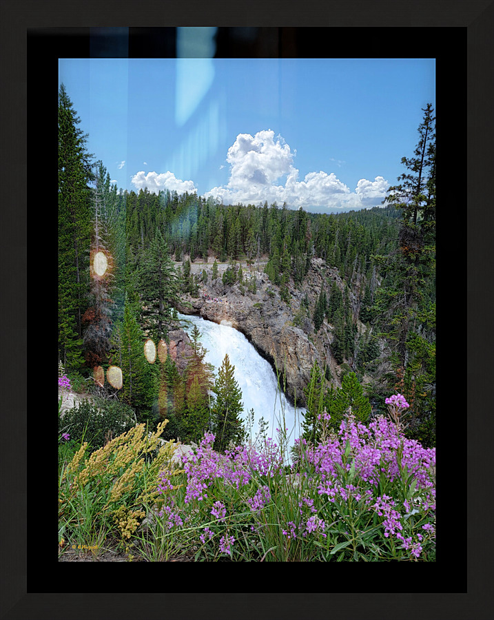 Yellowstone Upperfalls 2 Picture Frame print