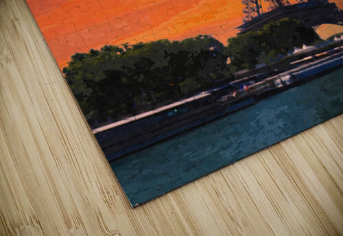 Eiffel Tower Paris Sunset BRADLEY HIQUET puzzle