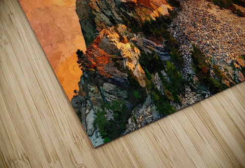 Mt Rushmore Sunset BRADLEY HIQUET puzzle