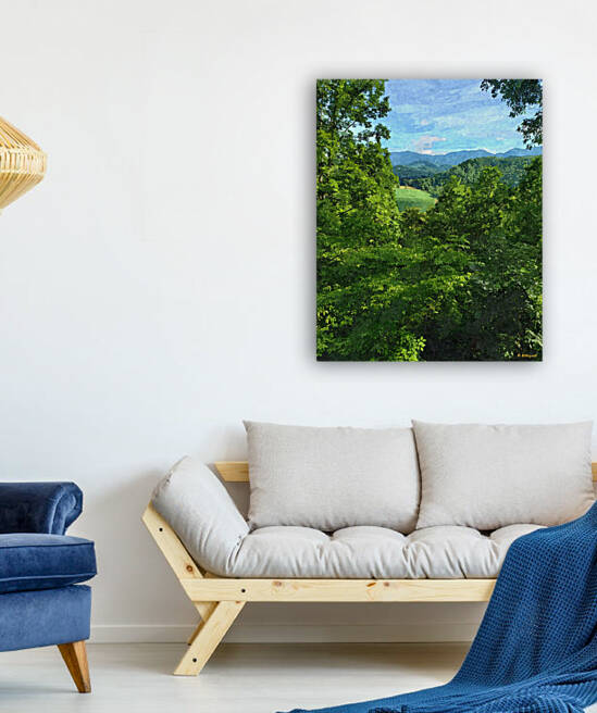Smoky Mountain view 3 by BRADLEY HIQUET