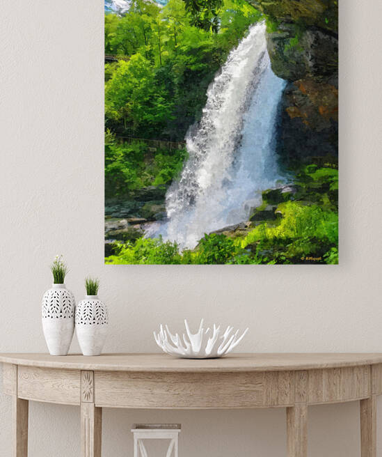 Dry Falls North Carolina 2 by BRADLEY HIQUET