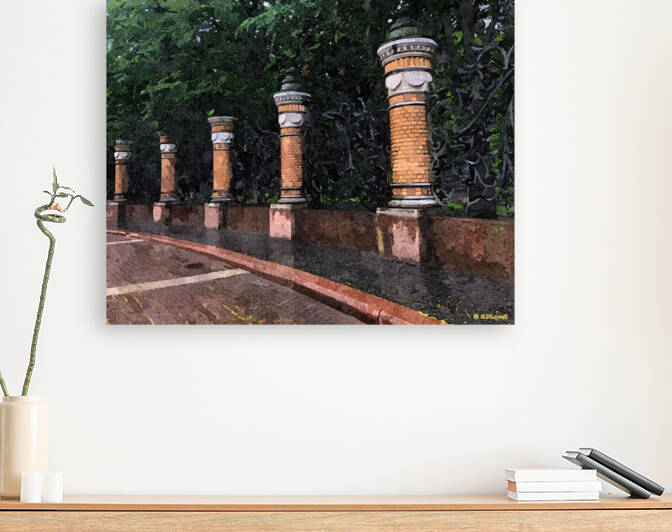 Mikhailovsky Garden St Petersburg Russia by BRADLEY HIQUET
