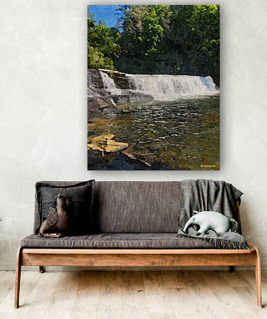 Hooker Falls by BRADLEY HIQUET