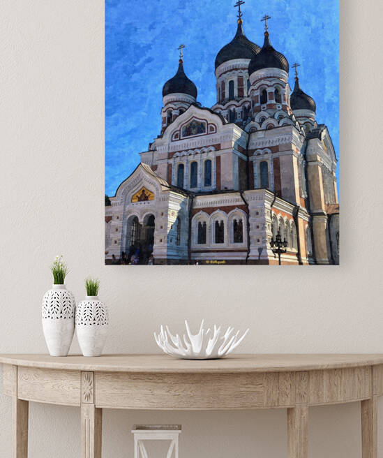 Alexander Nevsky Cathedral Tallinn Estonia by BRADLEY HIQUET