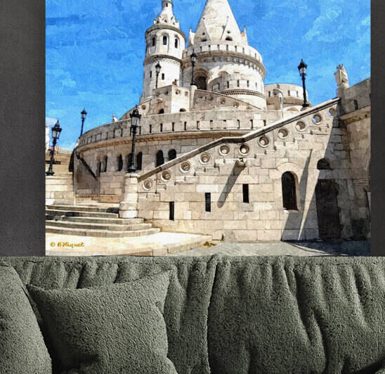 Budapest Fishermans Bastion by BRADLEY HIQUET