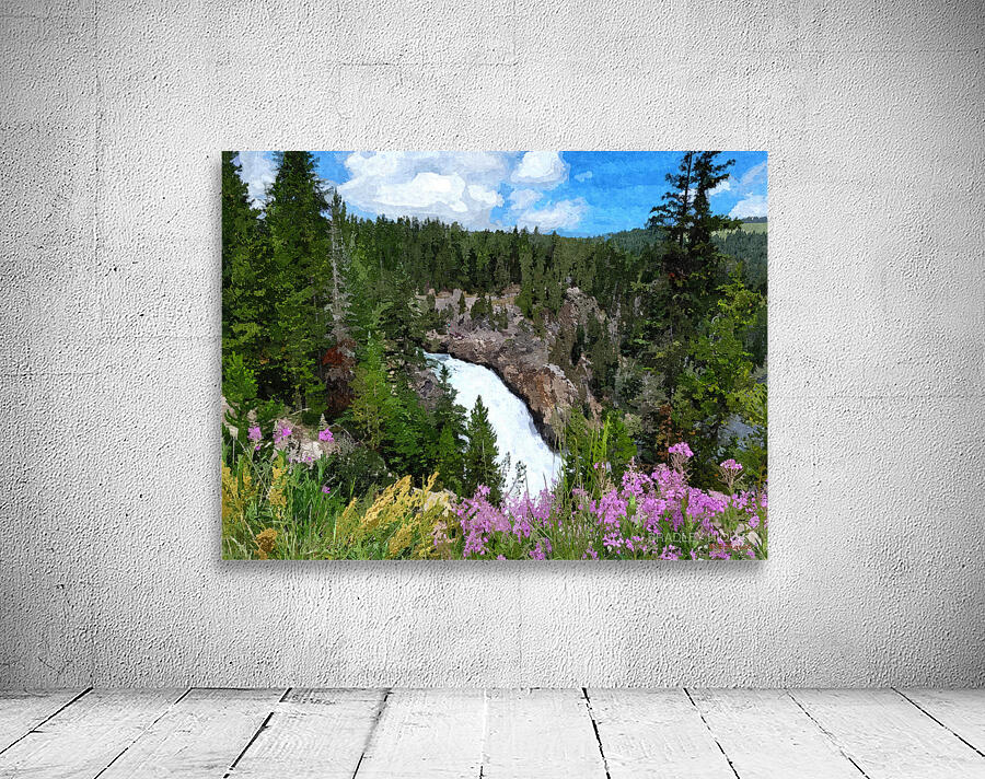 Yellowstone Waterfall - Upper Falls Wall Preview