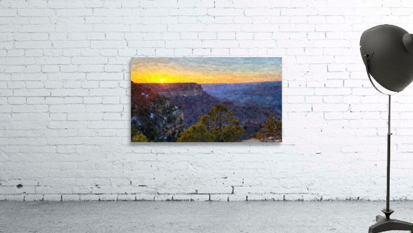 Grand Canyon Sunset Wall Preview