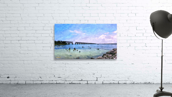 Florida Keys Broken Bridge Wall Preview