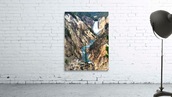Yellowstone Waterfall Wall Preview