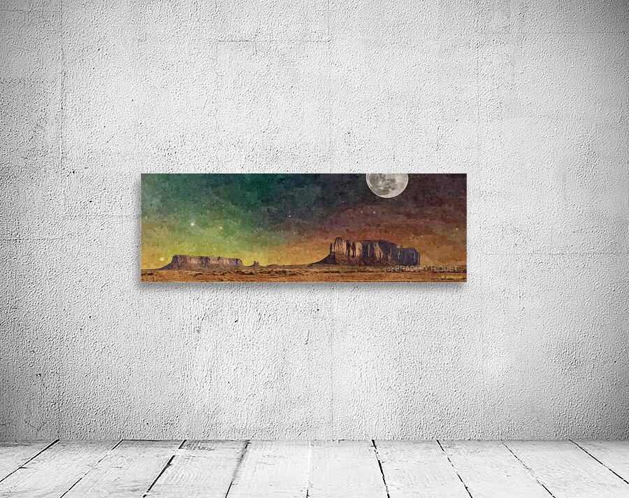 Monument Valley Moon Wall Preview