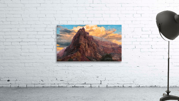 Mountain Clouds Wall Preview