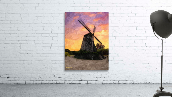 Island Windmill Wall Preview