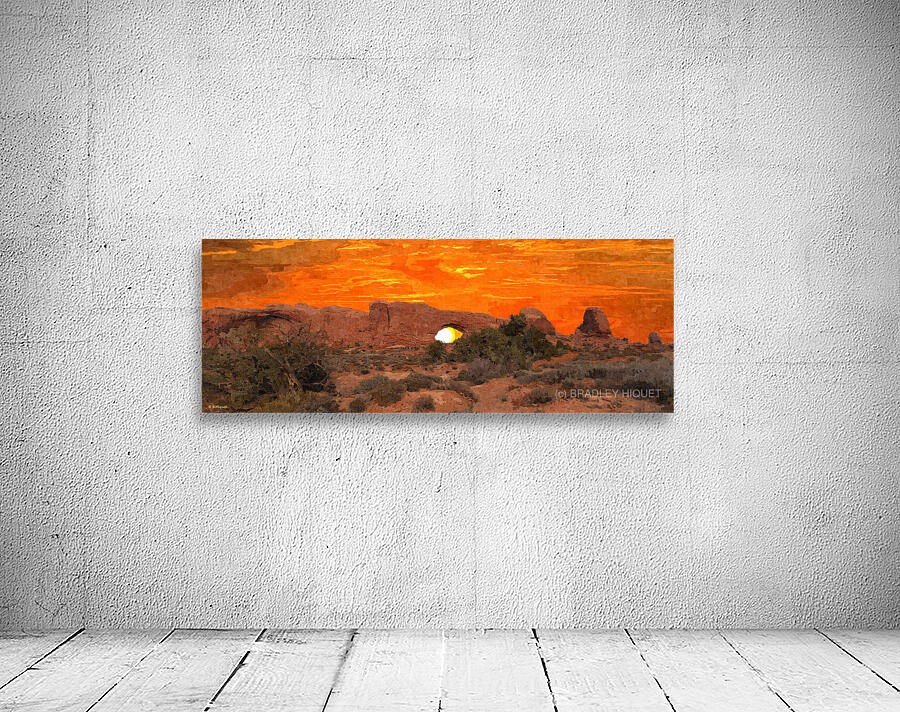 Arches Sunset Wall Preview