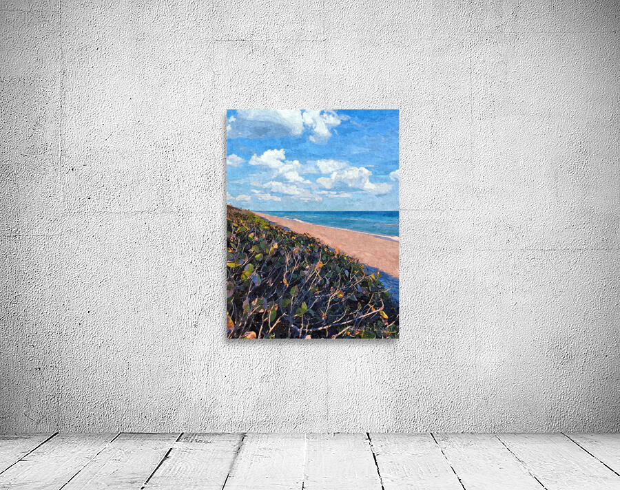 A View Up The Beach Wall Preview