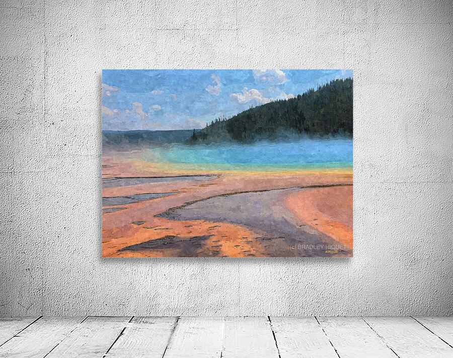 Grand Prismatic Ground View Wall Preview