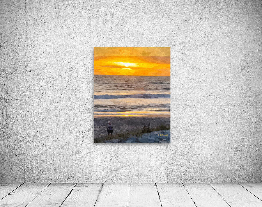 Sunrise Beach Walk Wall Preview