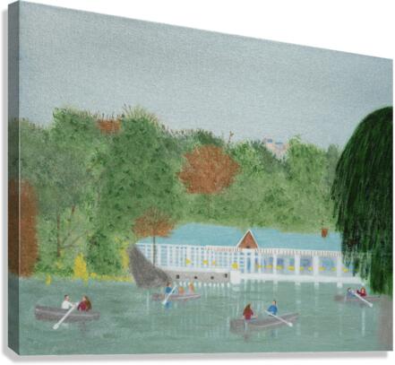 On The Water    Canvas Print