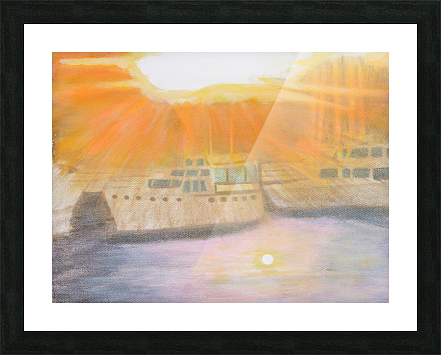 Night Falls Picture Frame print
