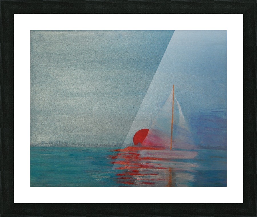 Smooth Sailing Picture Frame print