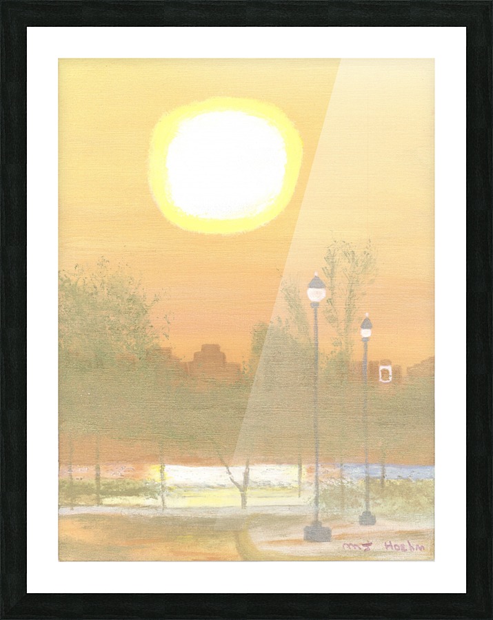 Here Comes the Sun  Picture Frame print