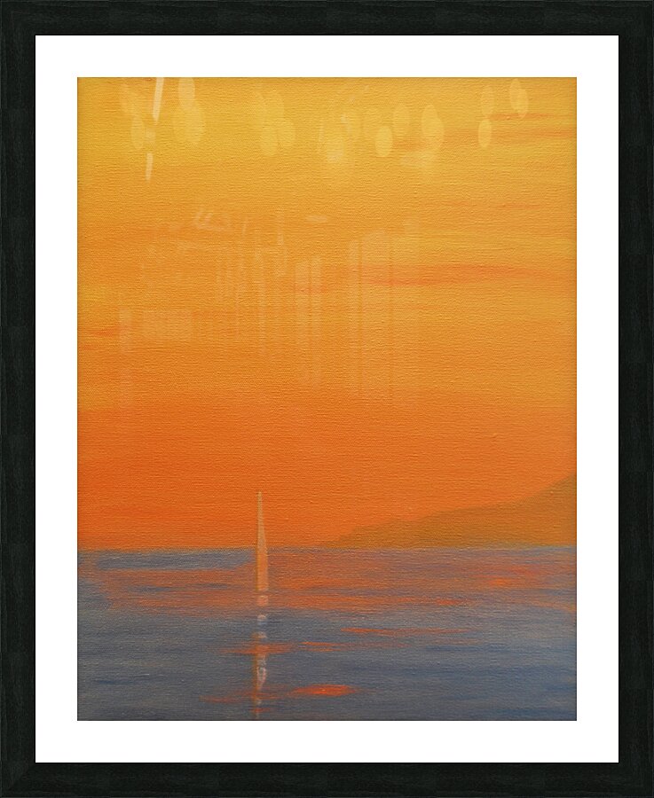 Sunset Sail    Picture Frame print