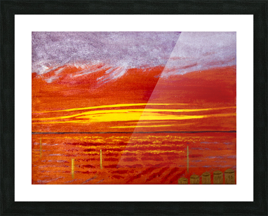 Explosion   Picture Frame print
