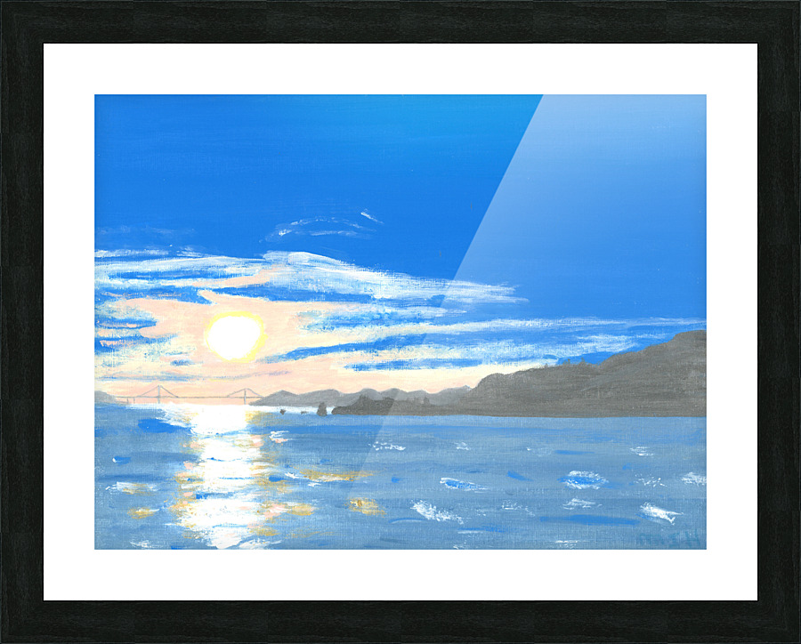  Golden Coast Picture Frame print