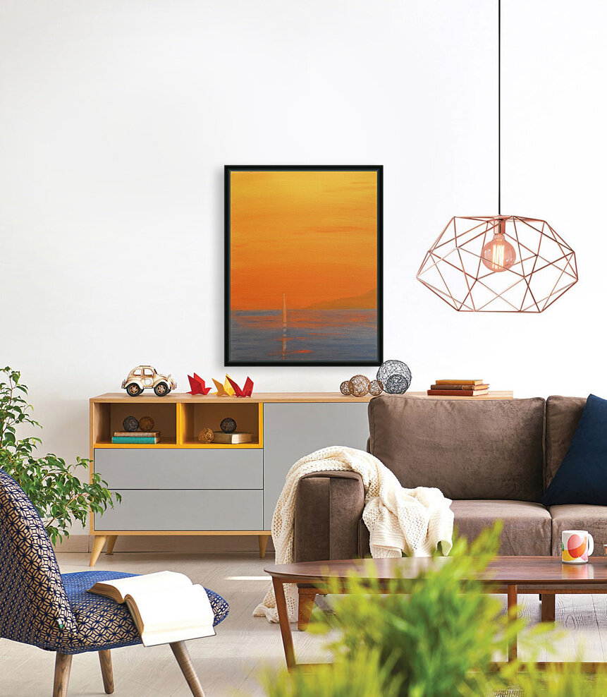 Sunset Sail    Reproduction