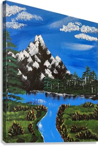 Snow Mountain sky Canvas Print