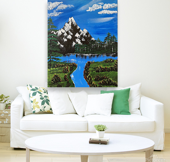 Snow Mountain sky Reproduction