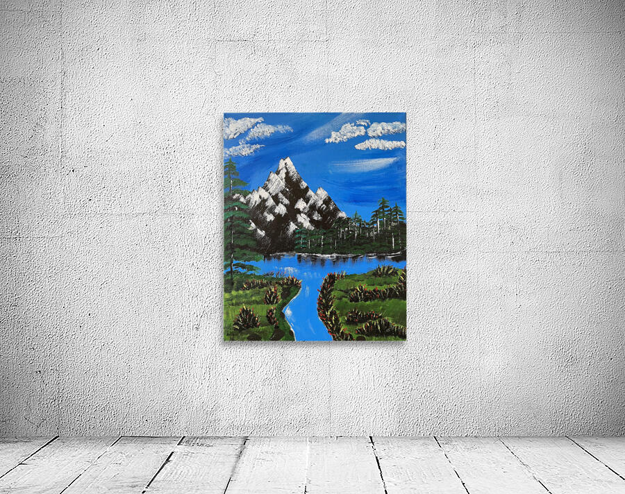 Snow Mountain sky Wall Preview