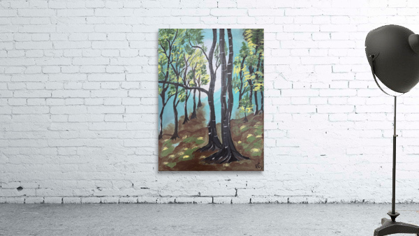 Spring Forest Wall Preview