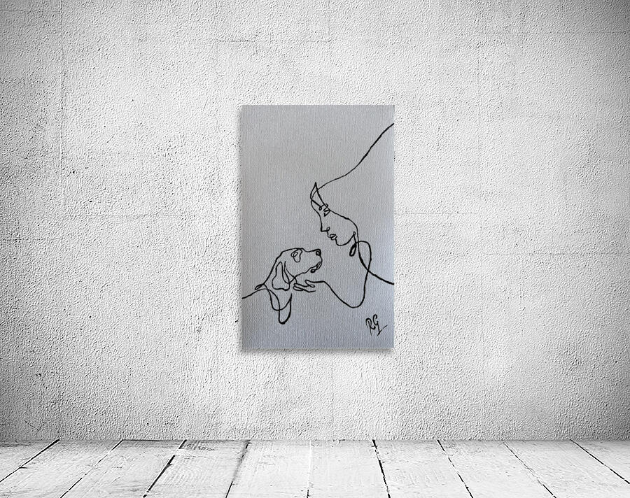 Dog love Wall Preview