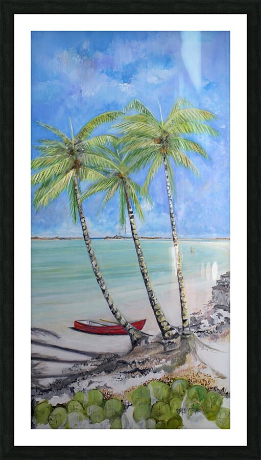 Paradise Found Picture Frame print