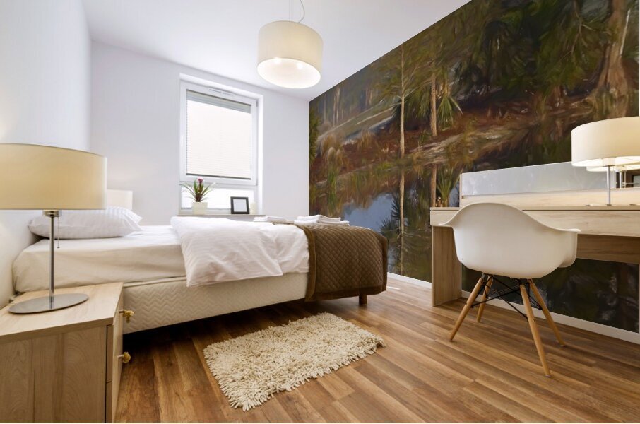 OspreyReflections Edit Mural print