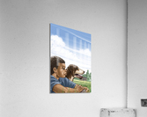 Boy with a dog Acrylic Print
