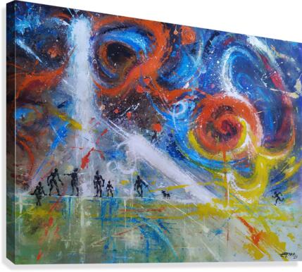 Life goes on Canvas Print