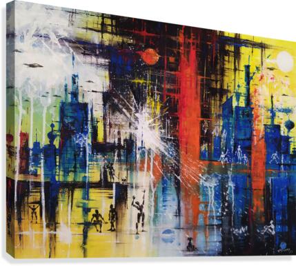 Urban Life Canvas Print
