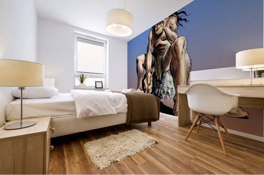 CAVEMAN Mural print