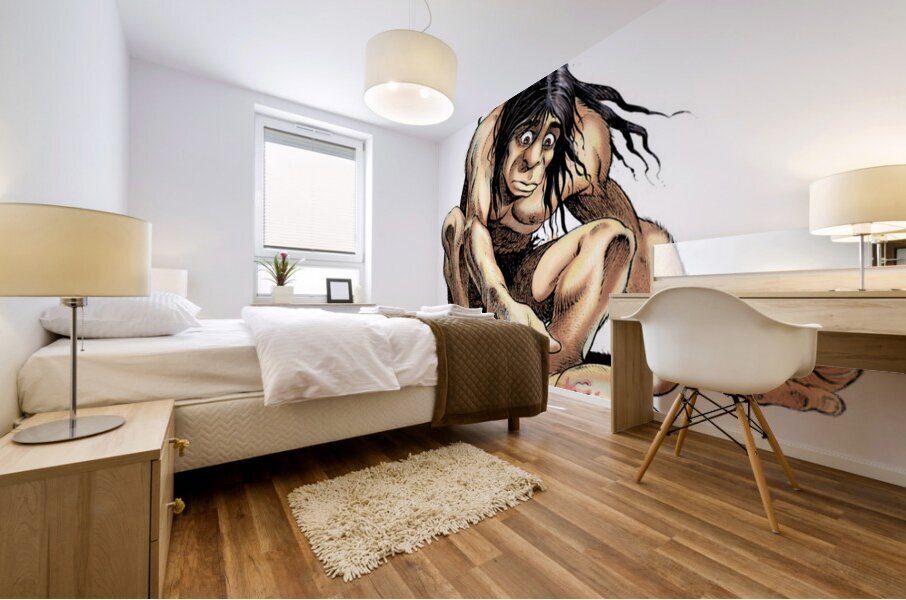 CAVEMAN Mural print