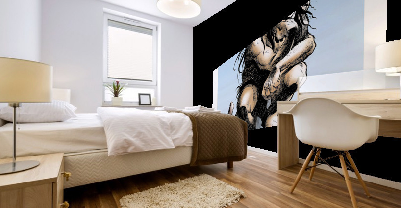 CAVEMAN Mural print