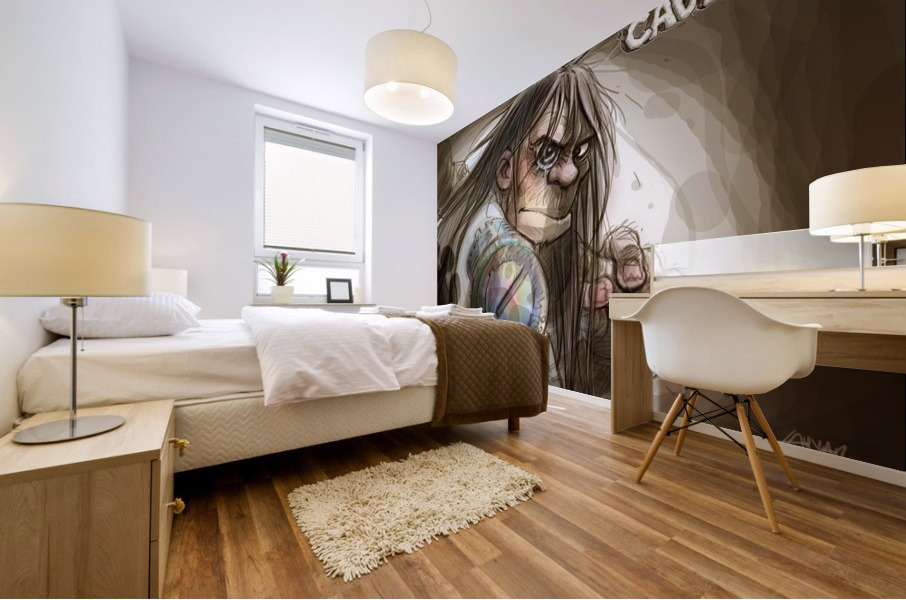 CAVEMAN the AGE Mural print