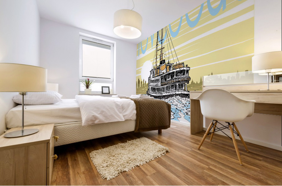 LOVE BOAT Mural print